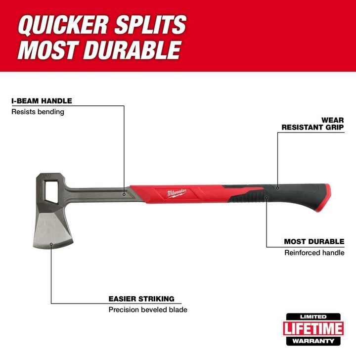 Milwaukee 26inch Splitting Axe, large image number 1