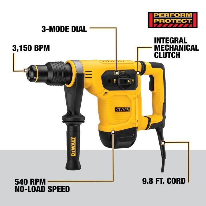 DEWALT SDS Max Combination Hammer 1 9/16in, large image number 3