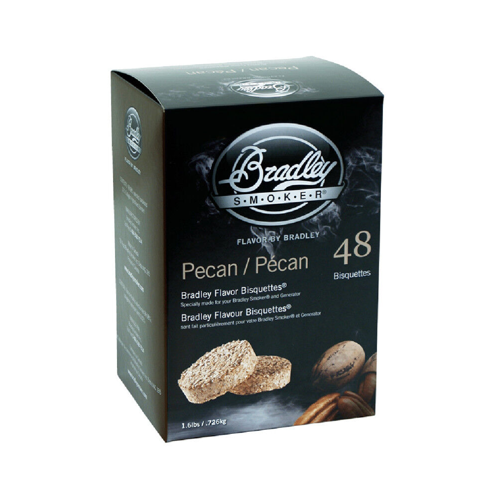 Bradley Smoker Pecan Wood Bisquettes 48 Pack – BTPC48
