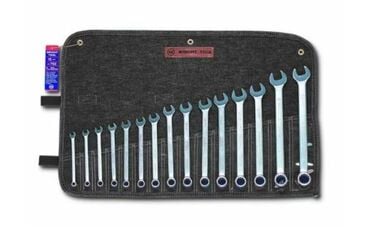 Wright Tool 15 pc. 12 Pt. Metric Combination Wrench Set 7 mm to 22 mm, large image number 0
