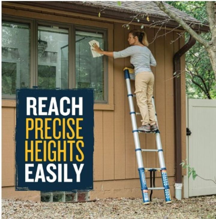Werner Telescoping Ladder 12.5ft Type IA, large image number 4