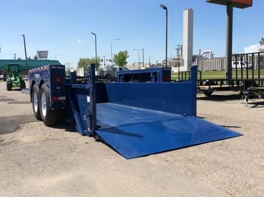 Air-Tow Trailers 12 Ft. 5 Inch Drop Deck & Dump Trailer 74 Inch Deck Width - 10000# Capacity, large image number 18