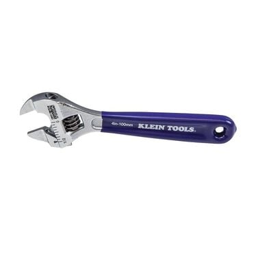 Klein Tools Slim-Jaw Adjustable Wrench 4in, large image number 0