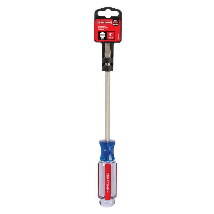 CRAFTSMAN 1/4 Inch x 6 Inch Slotted Acetate Screwdriver, large image number 2