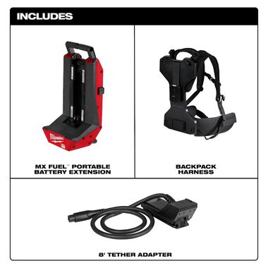 Milwaukee MX FUEL Portable Battery Extension, large image number 1