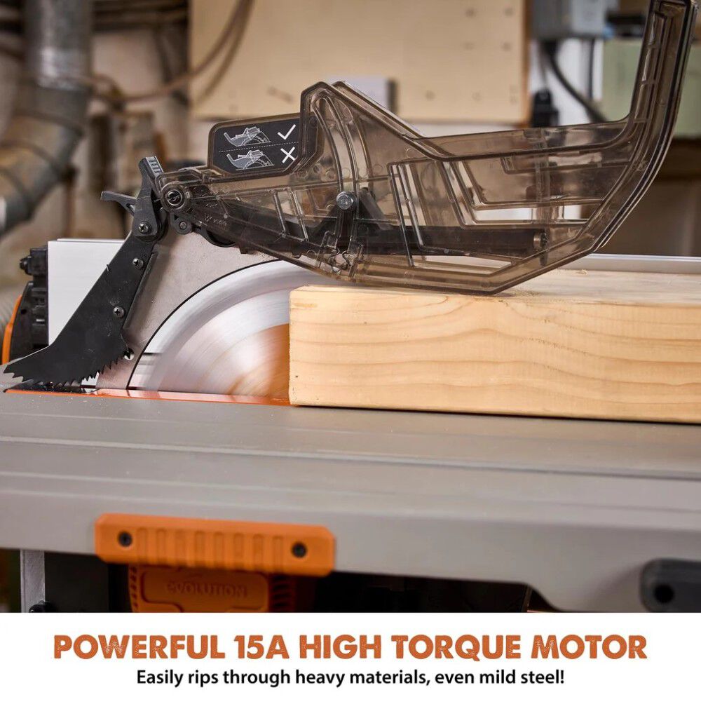 Evolution Power Tools R10TS Multi-Material 10 Inch Table Saw, large image number 3