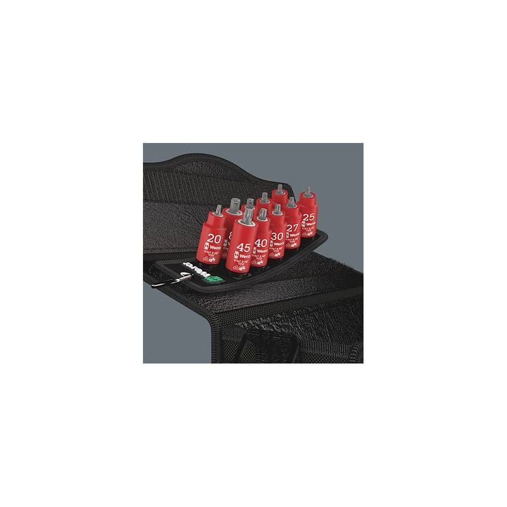 Wera Tools 11pc Belt B VDE 1 Zyklop Bit Torx/Hexagonal Socket Set, large image number 9