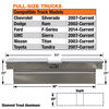 Buyers Products Company 23x20x71 Inch Diamond Tread Aluminum Gull Wing Truck Box, small image number 2