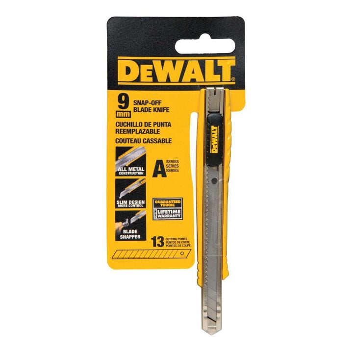 DEWALT 9 mm Snap Off Knife, large image number 1