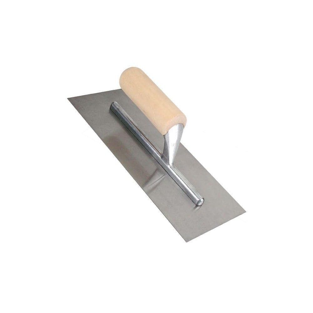 QEP 3/16 Inch x 5/32 Inch V-Notch Pro Flooring Trowel with Wood Handle, large image number 2