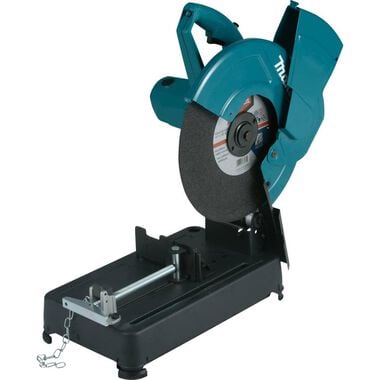 Makita 14 In. Cut-Off Saw with 4-1/2 In. Paddle Switch Angle Grinder, large image number 10