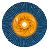 Spyder 4.5 Inch Ceramic Abrasive Flap Disk, 80 Grit, 5/8 Inch-11 Arbor Type 27, small image number 3