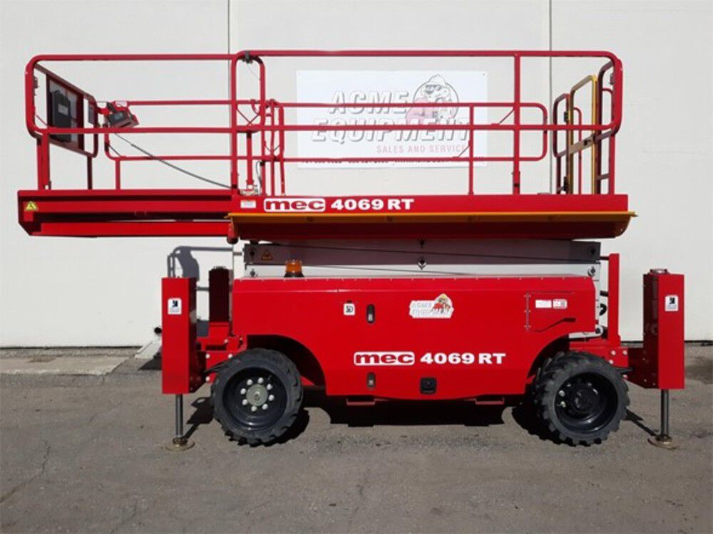 mec 40ft Rough Terrain Scissor Lift, large image number 8