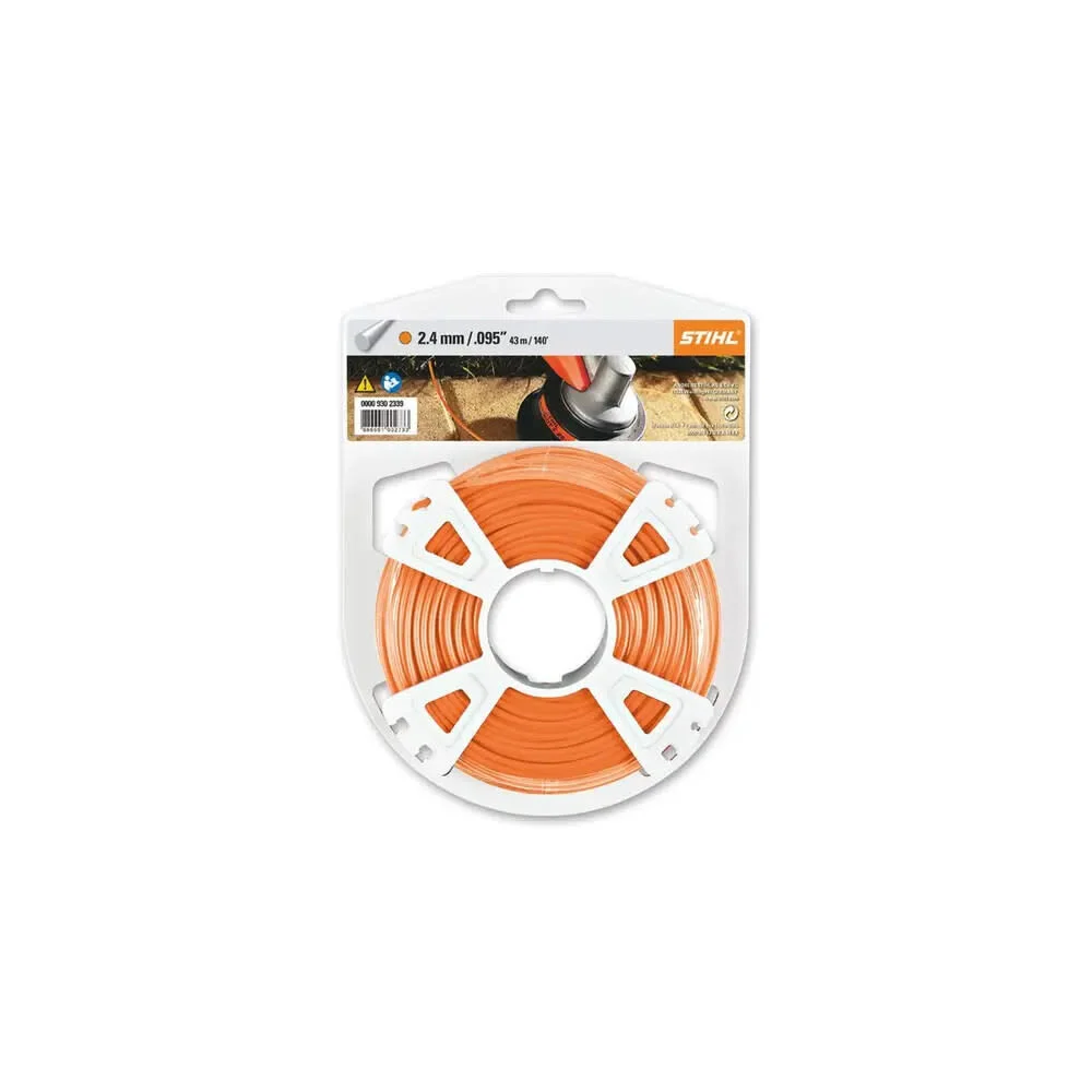 Stihl 0.095in Diameter x 140' Orange Nylon Trimmer Line, large image number 1