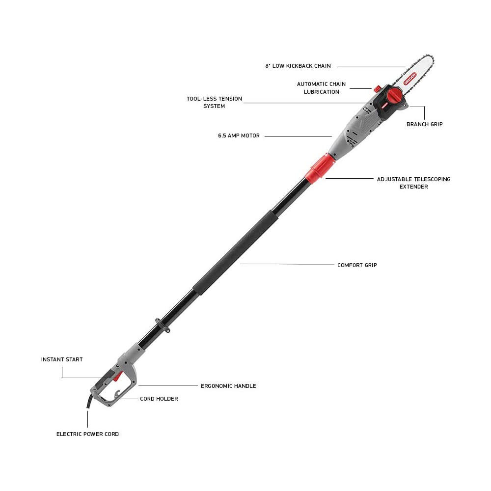 Oregon battery pole on sale saw