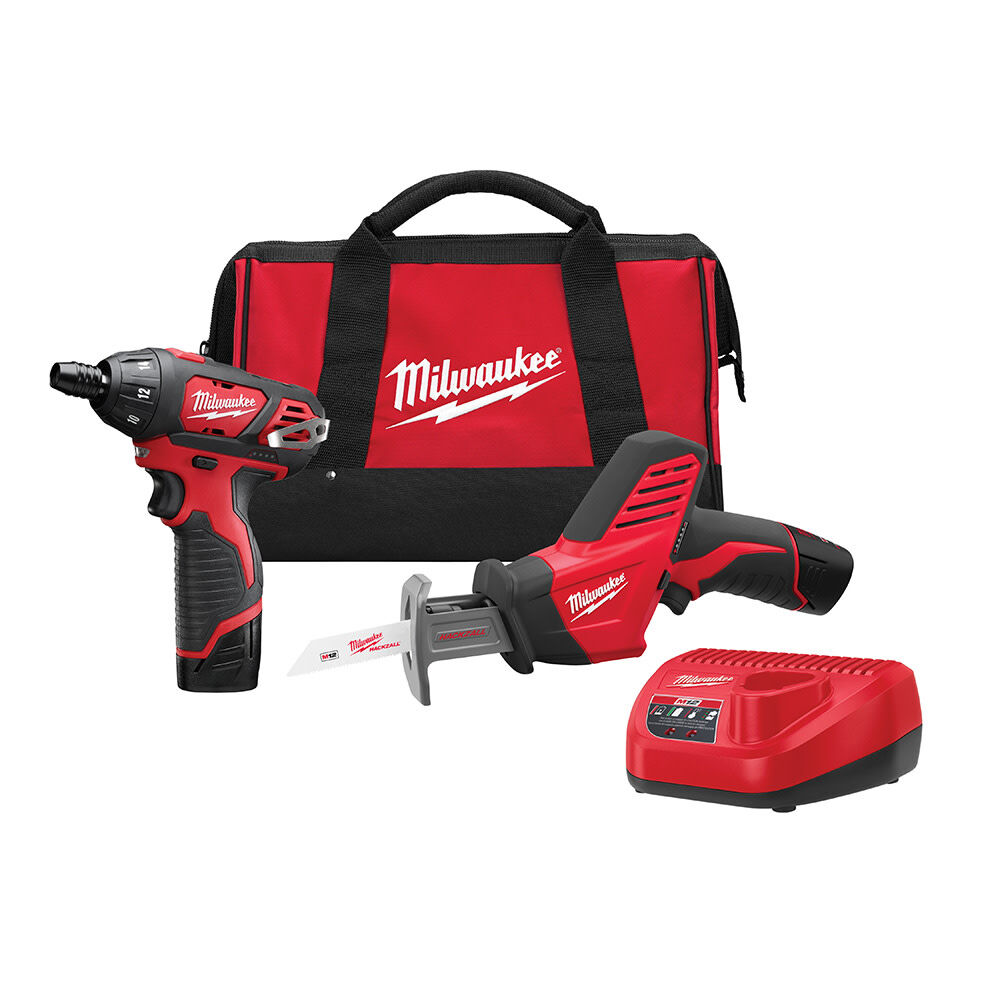 Milwaukee 12V COMBO SCREWDRIVER HACKZALL 2490 22 Acme Tools