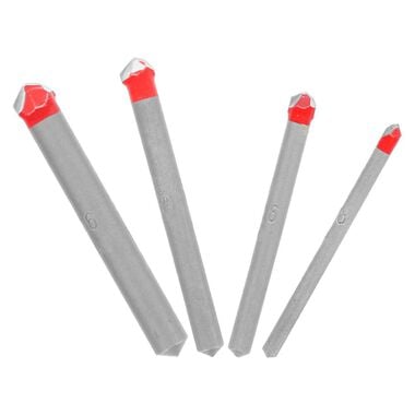 Diablo Tools 4 piece Tile & Stone Carbide-Tip Drill Bit Set (4-Piece)