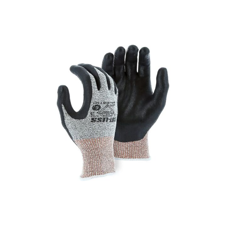 Majestic Glove Seamless Knit Glove Gray/Black Medium, large image number 1