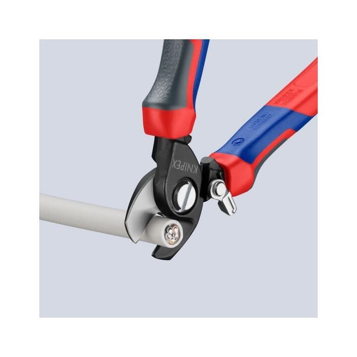 Knipex 6-1/2 Inch Steel Cable Shear with Comfort Handle, large image number 4