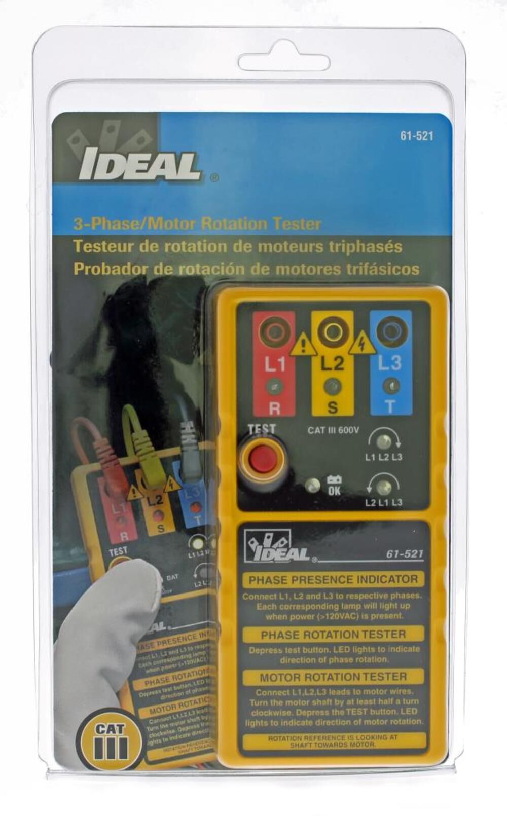 Ideal Industries 3-Phase/Motor Rotation Tester, large image number 11