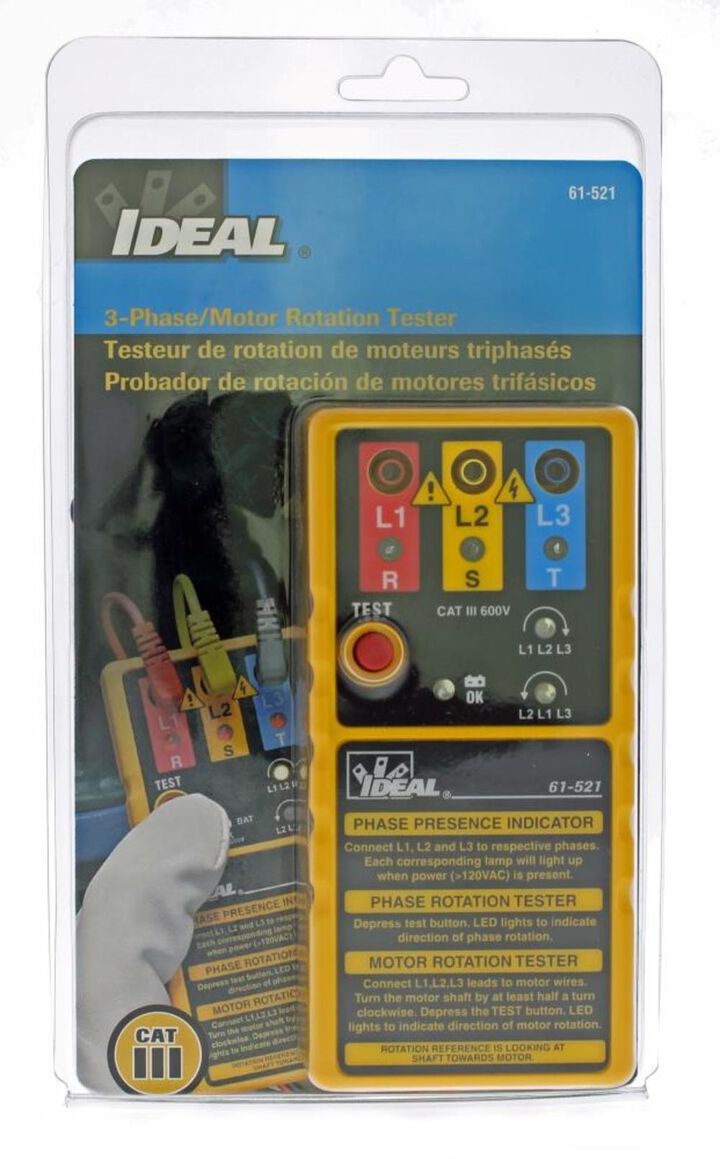 Ideal Industries 3-Phase/Motor Rotation Tester, large image number 10