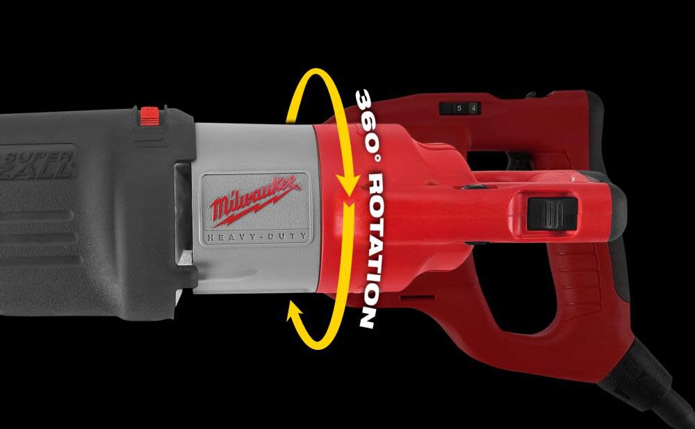 Milwaukee 360 Rotating Handle Orbital Super Sawzall Reciprocating