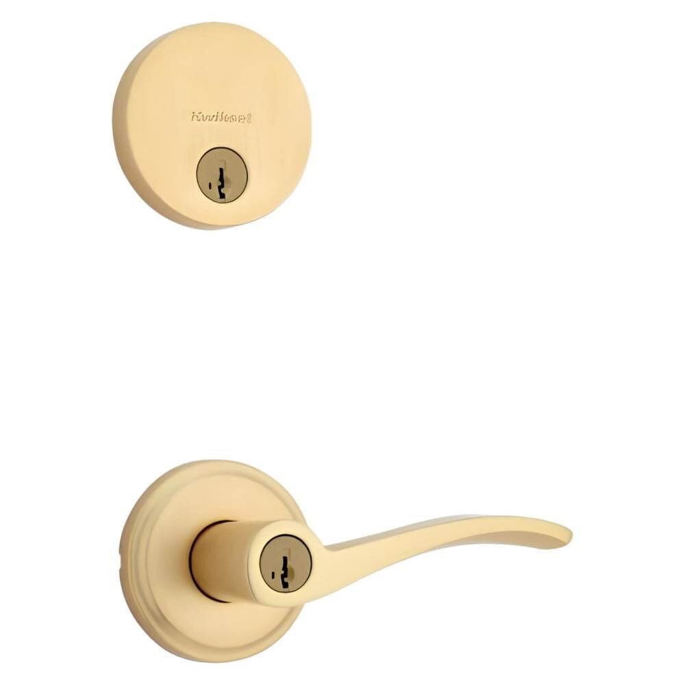 Kwikset Sedona 991SEL-SMT-4 Satin Brass Keyed Single Cylinder Deadbolt – 5057291