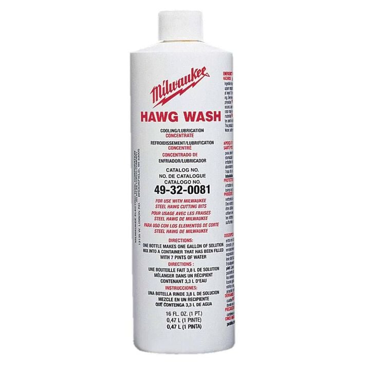 Milwaukee Hawg Wash Lubricant (16 oz. Bottle)