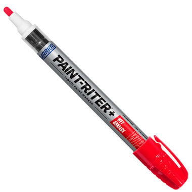 Markal Paint-Riter+ Red Wet Surface Liquid Paint Marker