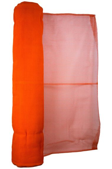 Guardian Fall Protection Debris Netting 4' X 150' / 1/4in X 3/8in Mesh Orange