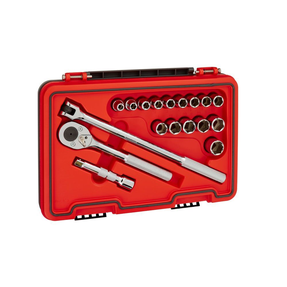 Proto Socket Set 1/2 DR 18pc MM 6pt J54218S Acme Tools