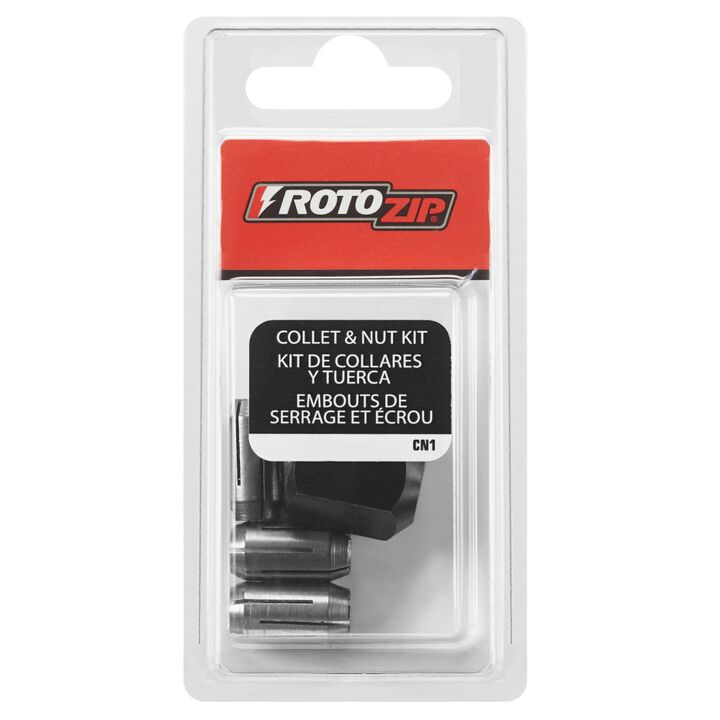 Rotozip Collets and Nut Kit, large image number 1