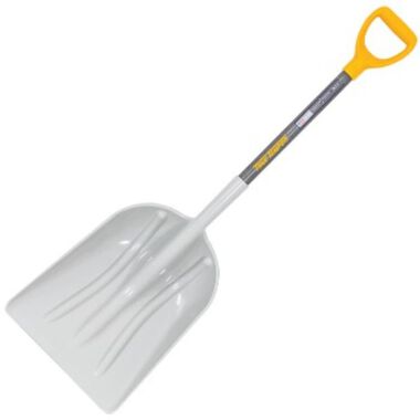 True Temper 46 in. Poly Scoop Shovel with D-Grip Hardwood Handle