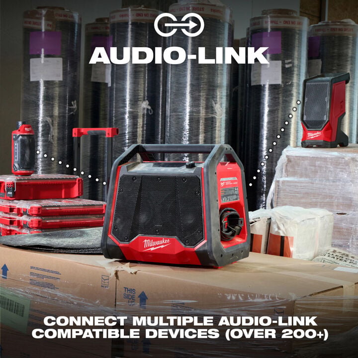 Milwaukee M18 Bluetooth Jobsite Radio and Power Tool Battery Charger, large image number 6