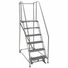 Cotterman Series 1000 6 Step X 26in W A3 Tread Step Ladder w/handrails, small image number 1