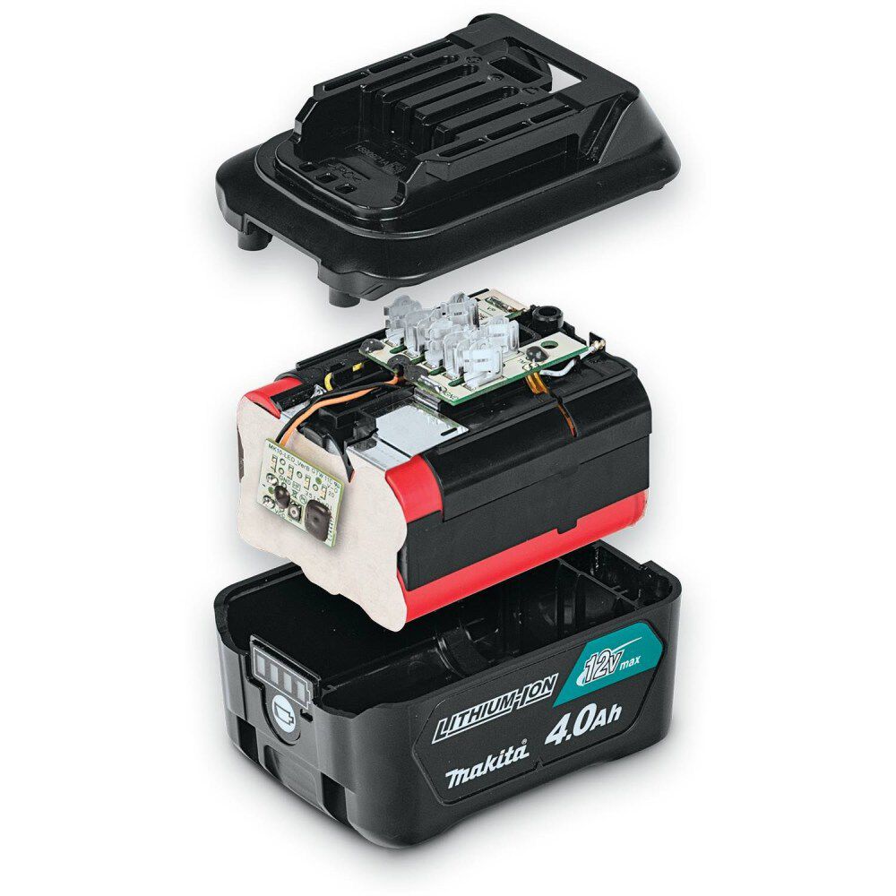 Makita 12V Max CXT 12V 4Ah Lithium Ion Power Tool Battery Pack with Fuel Indicator, large image number 7