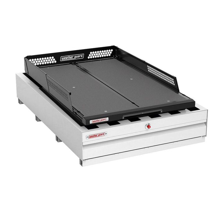 Weather Guard PACK RAT 72 Inch x 49.5 Inch x 13 Inch Heavy-Duty Drawer Unit, White, large image number 2