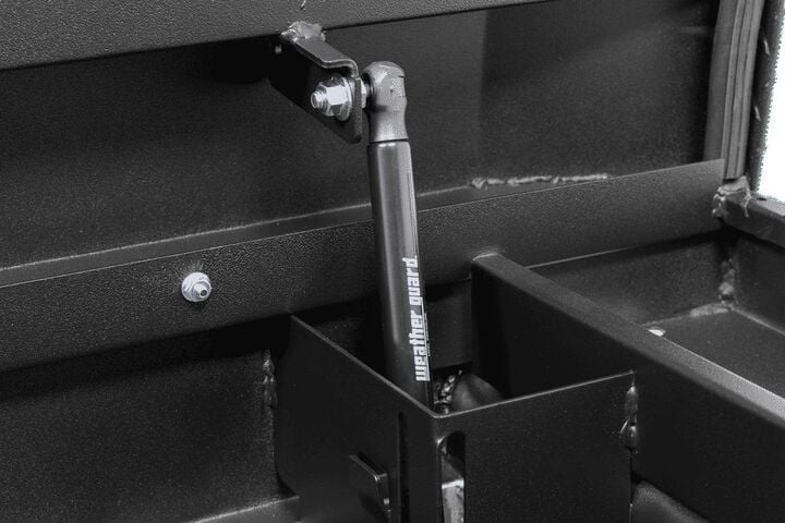 Weather Guard Saddle Truck Tool Box Aluminum Full Deep Textured Matte Black, large image number 6