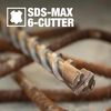Makita 1 1/2in x 21in SDS MAX Bit 6 Cutter, small image number 4