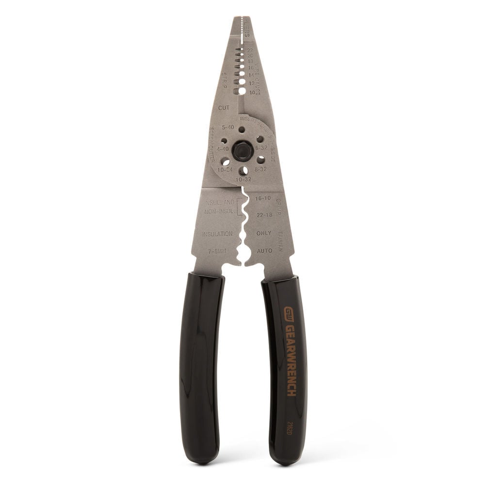 GEARWRENCH Pliers Electrical Wire Stripper and Crimper, large image number 1