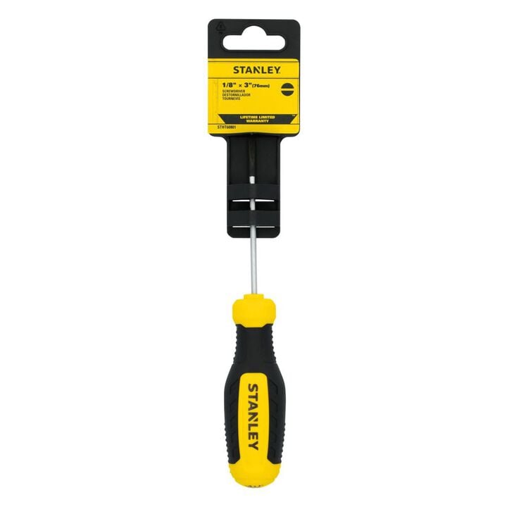 Stanley SL 1/8 Inch x 3 Inch Slotted Screwdriver, large image number 3