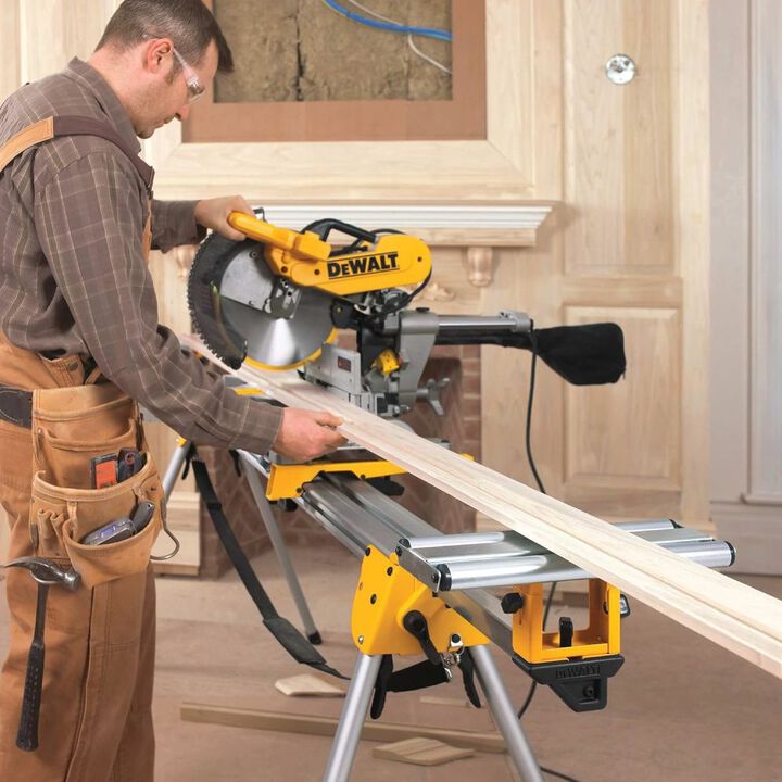 DEWALT 12 Inch Compound Miter Saw & Rolling Miter Saw Stand Bundle, large image number 14