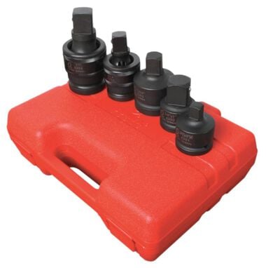 Sunex 5 pc. 3/4 In. & 1 In. Drive Adapter and Universal Joint Impact Set
