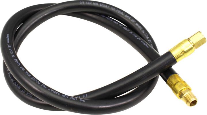Smith Performance Sprayers Rubber Hose with Brass Fittings 50in