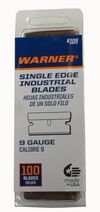 Warner 100-Pack 1.55-in Carbon Steel Straight Replacement Utility Blade, small