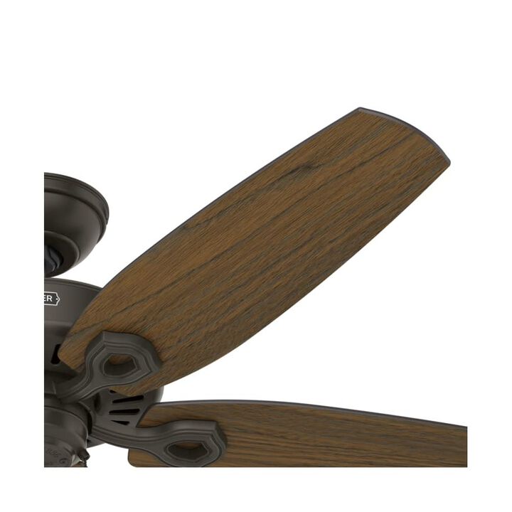 Hunter Fan Builder Elite Ceiling Fan 52in New Bronze Stained Oak, large image number 7