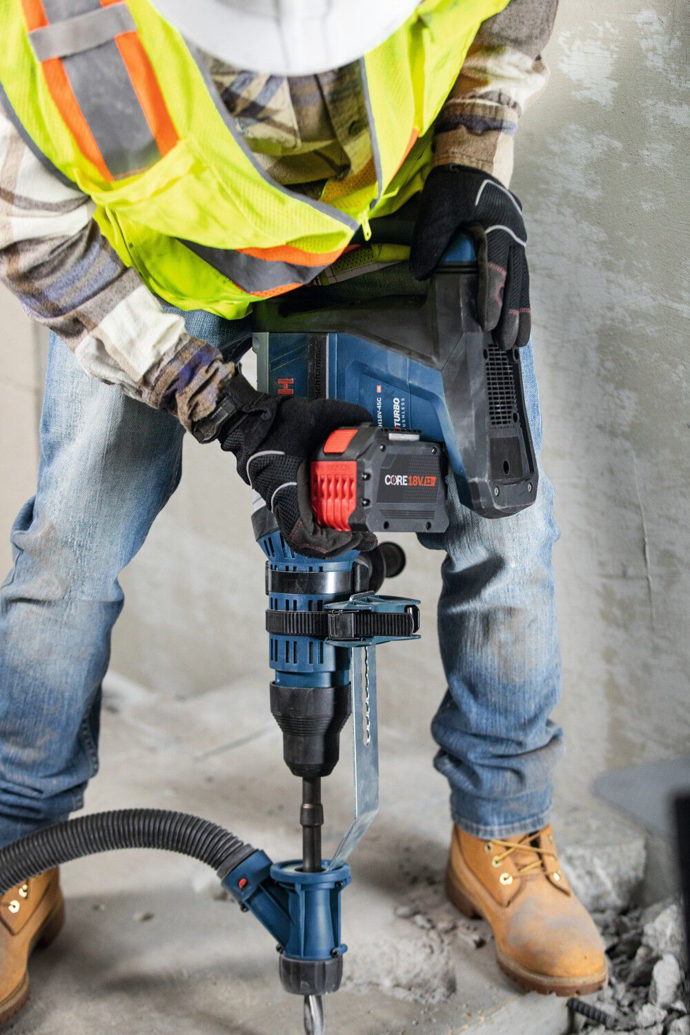 Bosch PROFACTOR 18V Hitman Connected Ready SDS max 1 7/8in Rotary Hammer Kit, large image number 7