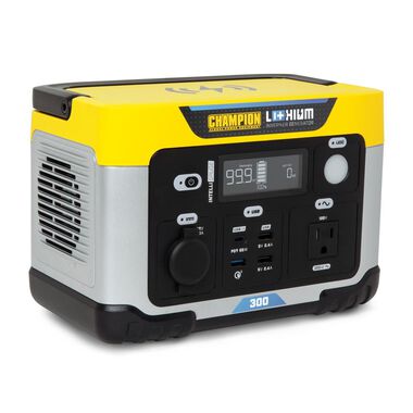 Champion Power Equipment 600 Watt 50-State Lithium-Ion Battery Solar Power Station