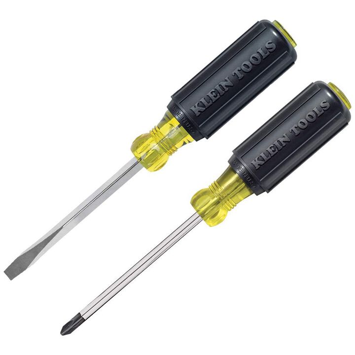 Klein Tools 1/4inch SL #2 Phillips Screwdriver Set 2pc