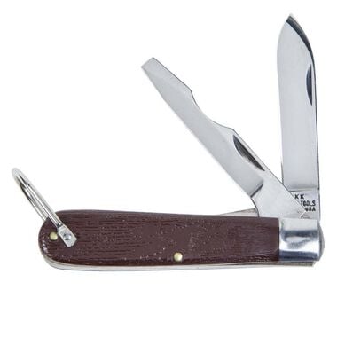 Klein Tools 2 Blade Pocket Knife Steel 2-1/2in, large image number 1